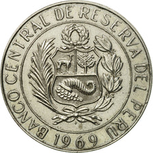 Moneta, Perù, 10 Soles, 1969, Paris, SPL-, Rame-nichel, KM:253