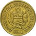 Moneta, Perù, 1/2 Sol, 1974, Lima, SPL-, Ottone, KM:260