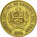 Coin, Peru, Sol, 1974, Lima, AU(55-58), Brass, KM:248