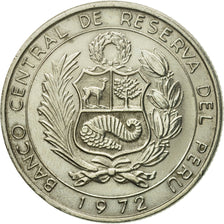 Moneda, Perú, 10 Soles, 1972, Lima, EBC, Cobre - níquel, KM:258