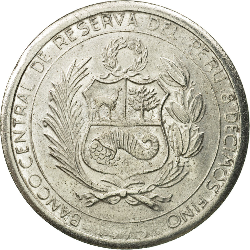 Coin, Peru, 200 Soles, 1975, Lima, AU(55-58), Silver, KM:262