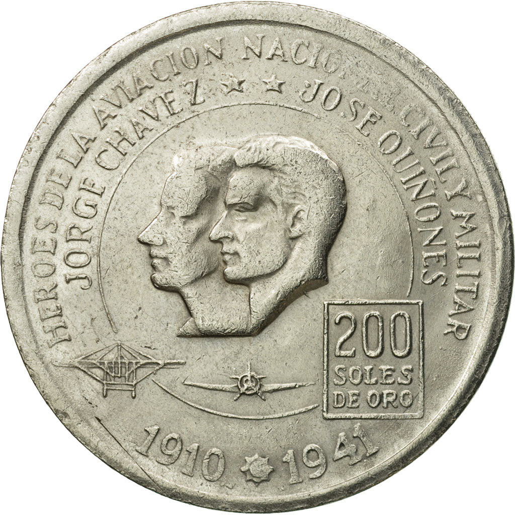 Coin, Peru, 200 Soles, 1975, Lima, AU(55-58), Silver, KM:262