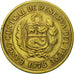 Coin, Peru, 5 Soles, 1978, Lima, AU(50-53), Brass, KM:271