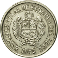 Coin, Peru, 5 Soles, 1975, Lima, AU(55-58), Copper-nickel, KM:267