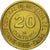 Monnaie, Pérou, 20 Centimos, 1986, Lima, SUP, Laiton, KM:294