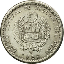 Moneda, Perú, 5 Intis, 1988, Lima, SC, Cobre - níquel, KM:300