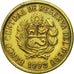 Monnaie, Pérou, Centimo, 1992, Lima, TTB+, Laiton, KM:303.1