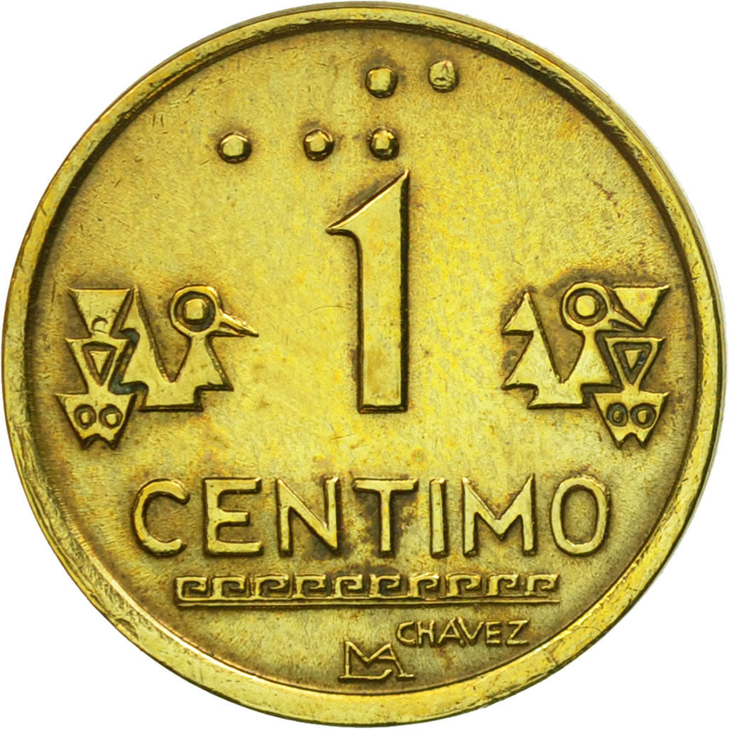 Coin, Peru, Centimo, 1992, Lima, AU(50-53), Brass, KM:303.1
