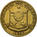 Coin, Philippines, 5 Sentimos, 1974, EF(40-45), Brass, KM:197