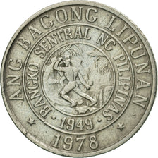 Coin, Philippines, 10 Sentimos, 1978, AU(50-53), Copper-nickel, KM:207