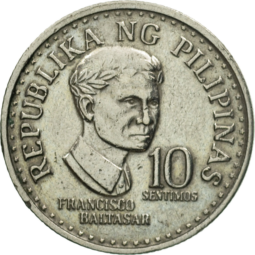 Coin, Philippines, 10 Sentimos, 1978, AU(50-53), Copper-nickel, KM:207