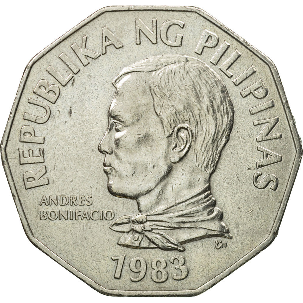 Monnaie, Philippines, 2 Piso, 1983, TTB+, Copper-nickel, KM:244