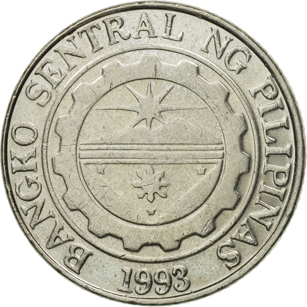 Coin, Philippines, Piso, 2002, AU(55-58), Copper-nickel, KM:269
