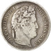 Francia, Louis-Philippe, 2 Francs, 1847, Paris, MB+, Argento, KM:743.1, Gadou...