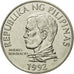 Coin, Philippines, 2 Piso, 1992, AU(55-58), Stainless Steel, KM:258