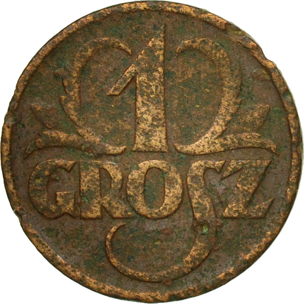 Coin, Poland, Grosz, 1937, Warsaw, VF(20-25), Bronze, KM:8a