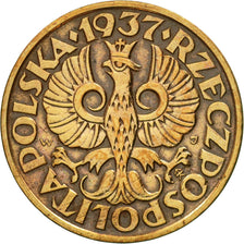 Coin, Poland, 2 Grosze, 1937, Warsaw, EF(40-45), Bronze, KM:9a