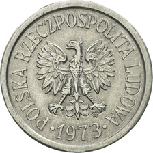 Moneta, Polonia, 10 Groszy, 1973, Warsaw, SPL-, Alluminio, KM:AA47
