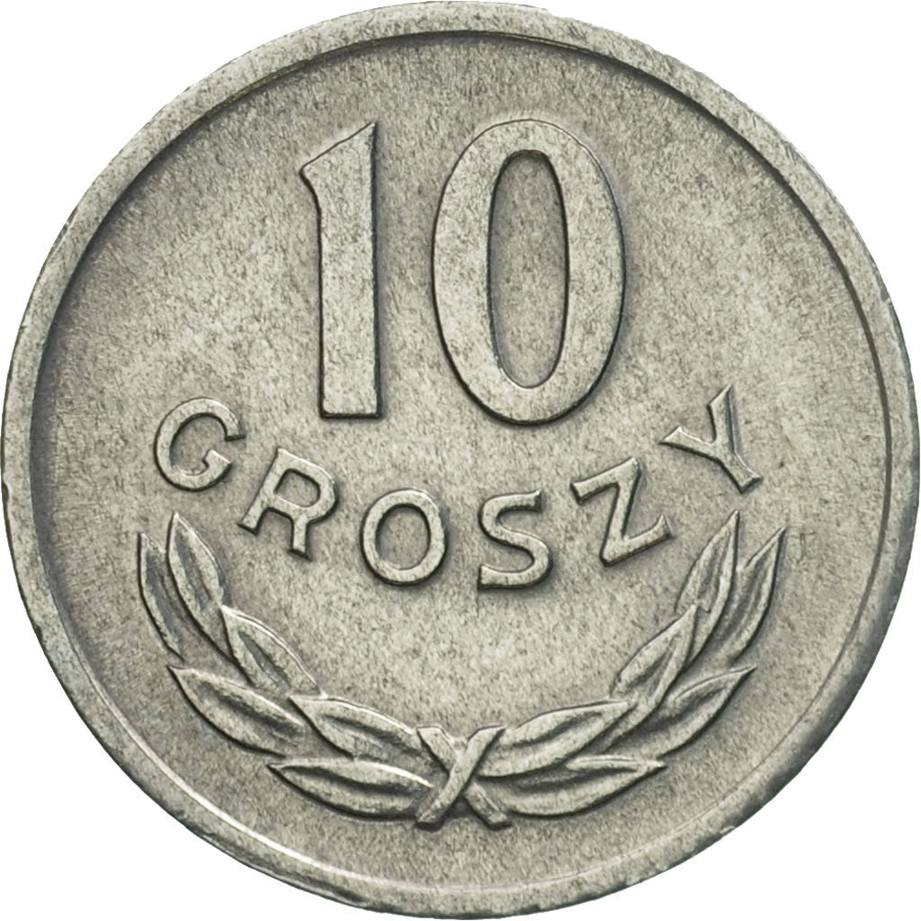 Moneta, Polonia, 10 Groszy, 1973, Warsaw, SPL-, Alluminio, KM:AA47