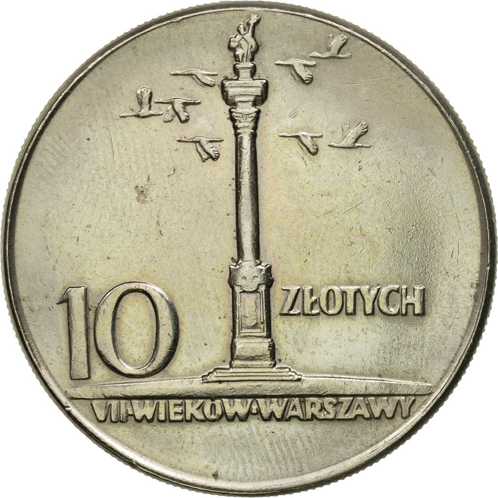Monnaie, Pologne, 10 Zlotych, 1965, Warsaw, TTB, Copper-nickel, KM:55