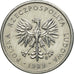 Coin, Poland, 2 Zlote, 1989, Warsaw, AU(55-58), Aluminum, KM:80.3