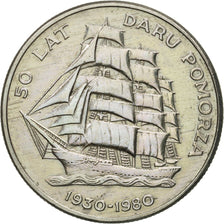 Coin, Poland, 20 Zlotych, 1980, Warsaw, MS(60-62), Copper-nickel, KM:112