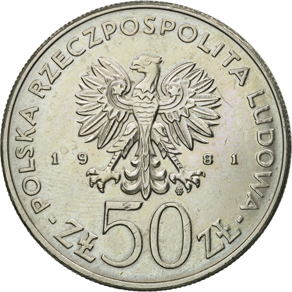 Monnaie, Pologne, 50 Zlotych, 1981, Warsaw, SPL, Copper-nickel, KM:124