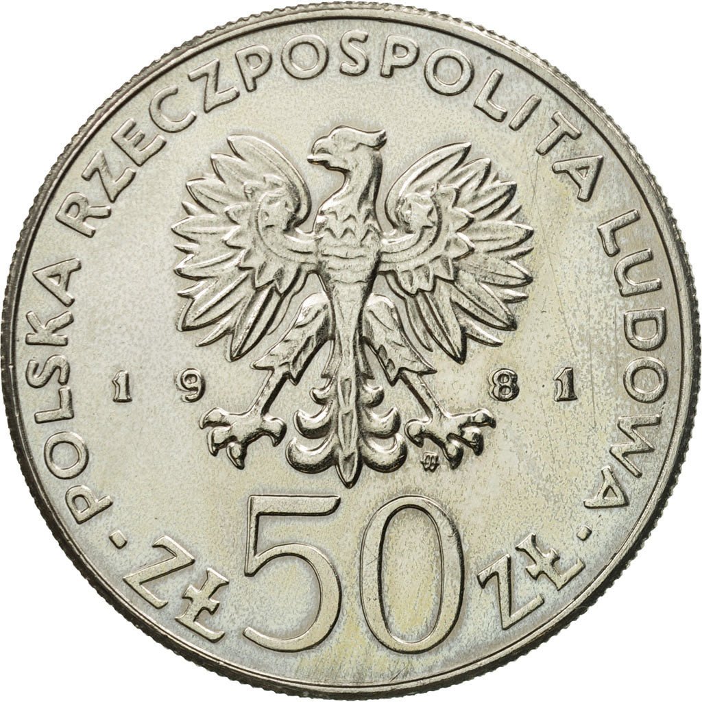 Monnaie, Pologne, 50 Zlotych, 1981, Warsaw, SUP+, Copper-nickel, KM:128