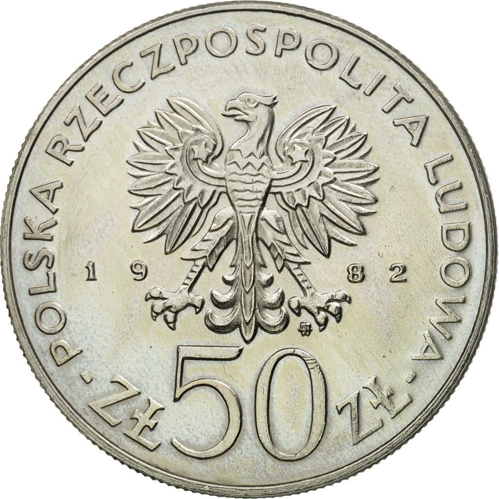 Monnaie, Pologne, 50 Zlotych, 1982, Warsaw, SPL, Copper-nickel, KM:133
