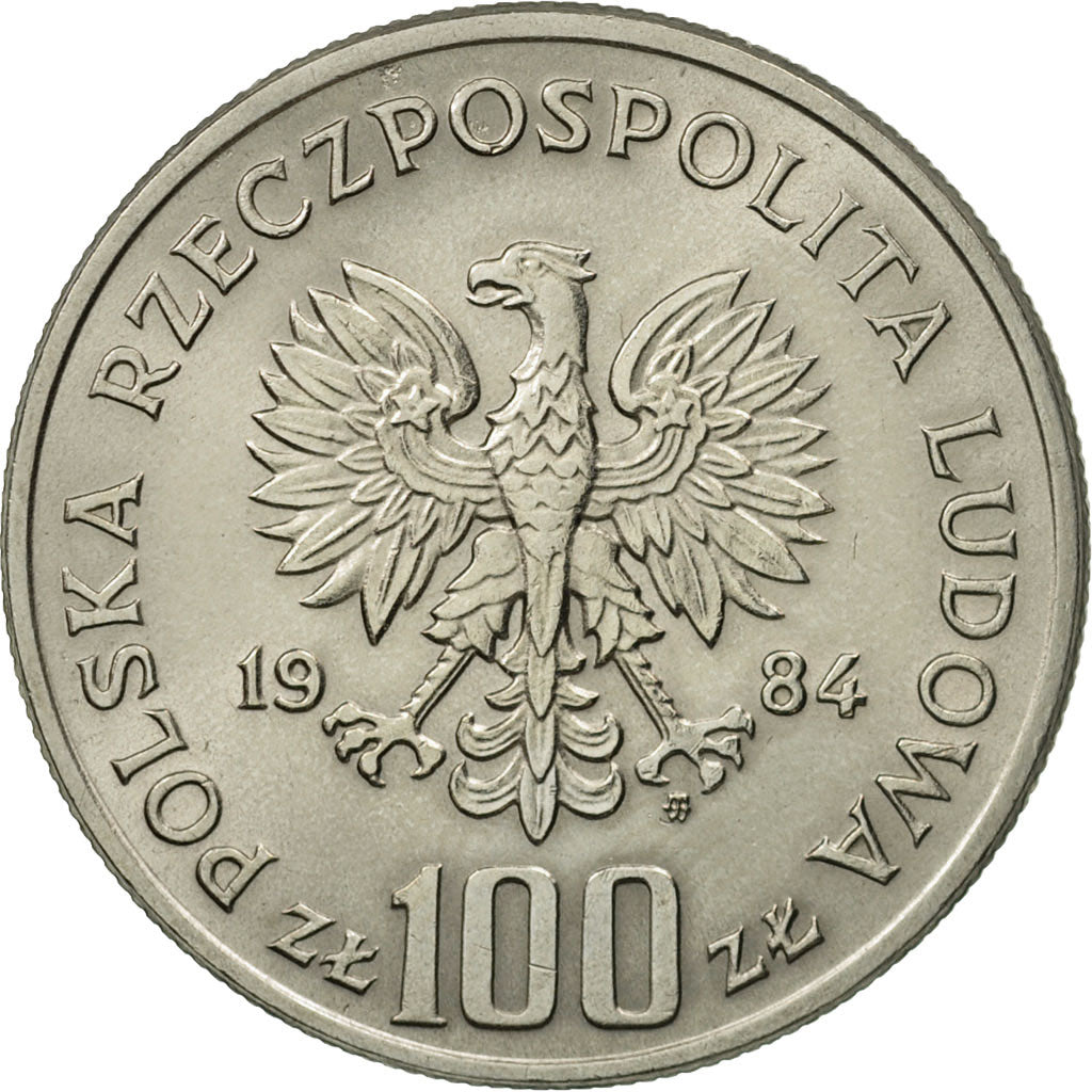 Monnaie, Pologne, 100 Zlotych, 1984, Warsaw, SUP+, Copper-nickel, KM:148