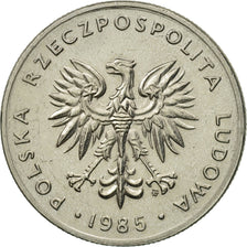 Coin, Poland, 20 Zlotych, 1985, Warsaw, AU(55-58), Copper-nickel, KM:153.1