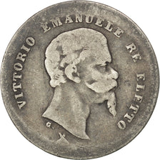 ITALIAN STATES, 50 Centesimi, 1860, Florence, KM #11, VF(20-25), Silver, 18,...