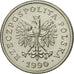Monnaie, Pologne, 20 Groszy, 1990, Warsaw, SUP+, Copper-nickel, KM:280
