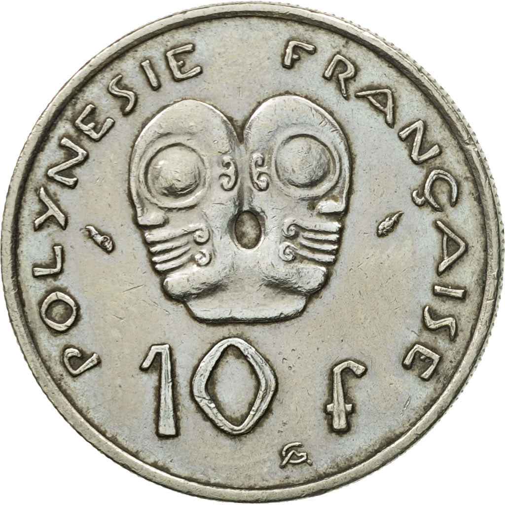 Coin, French Polynesia, 10 Francs, 1982, Paris, AU(55-58), Nickel, KM:8