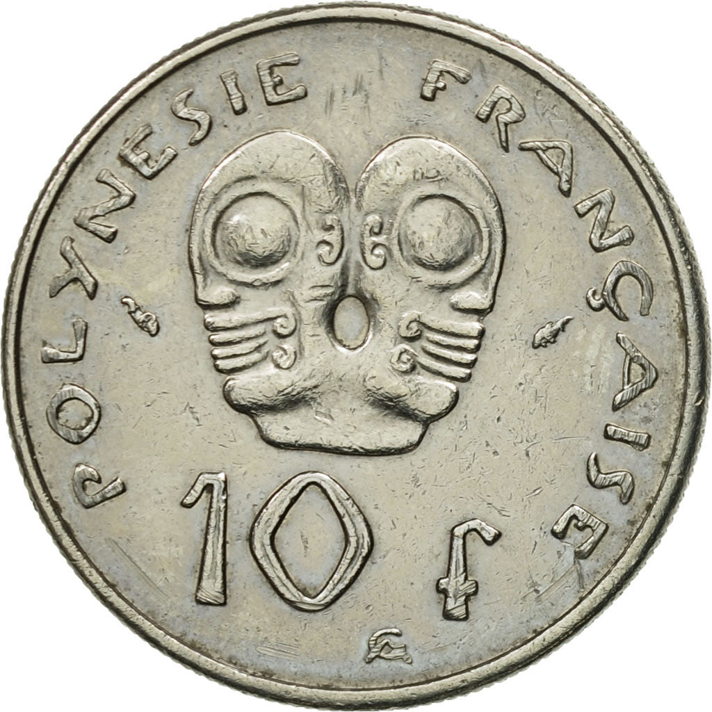 Coin, French Polynesia, 10 Francs, 1983, Paris, AU(50-53), Nickel, KM:8