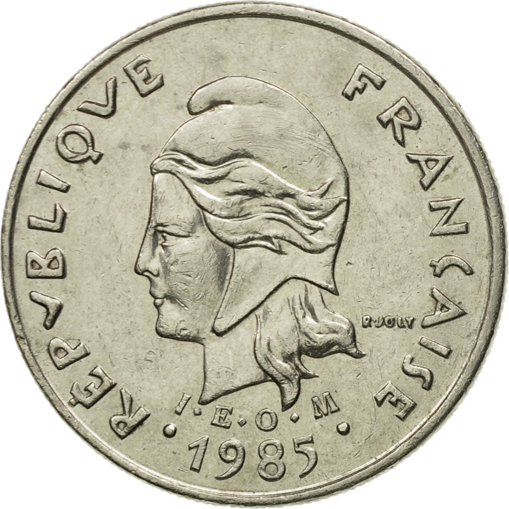 Monnaie, French Polynesia, 10 Francs, 1985, Paris, TTB+, Nickel, KM:8