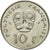 Coin, French Polynesia, 10 Francs, 1992, Paris, AU(55-58), Nickel, KM:8