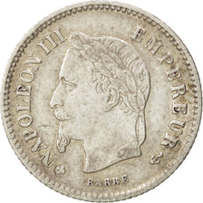 Münze, Frankreich, Napoleon III, Napoléon III, 20 Centimes, 1867, Strasbourg