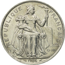 Monnaie, French Polynesia, 5 Francs, 1986, Paris, TTB+, Aluminium, KM:12