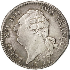 Monnaie, France, Écu de 6 livres françois, ECU, 6 Livres, 1792, Paris, TTB+