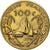 Moneta, Polinezja Francuska, 100 Francs, 1982, Paris, AU(50-53), Nikiel-Brąz