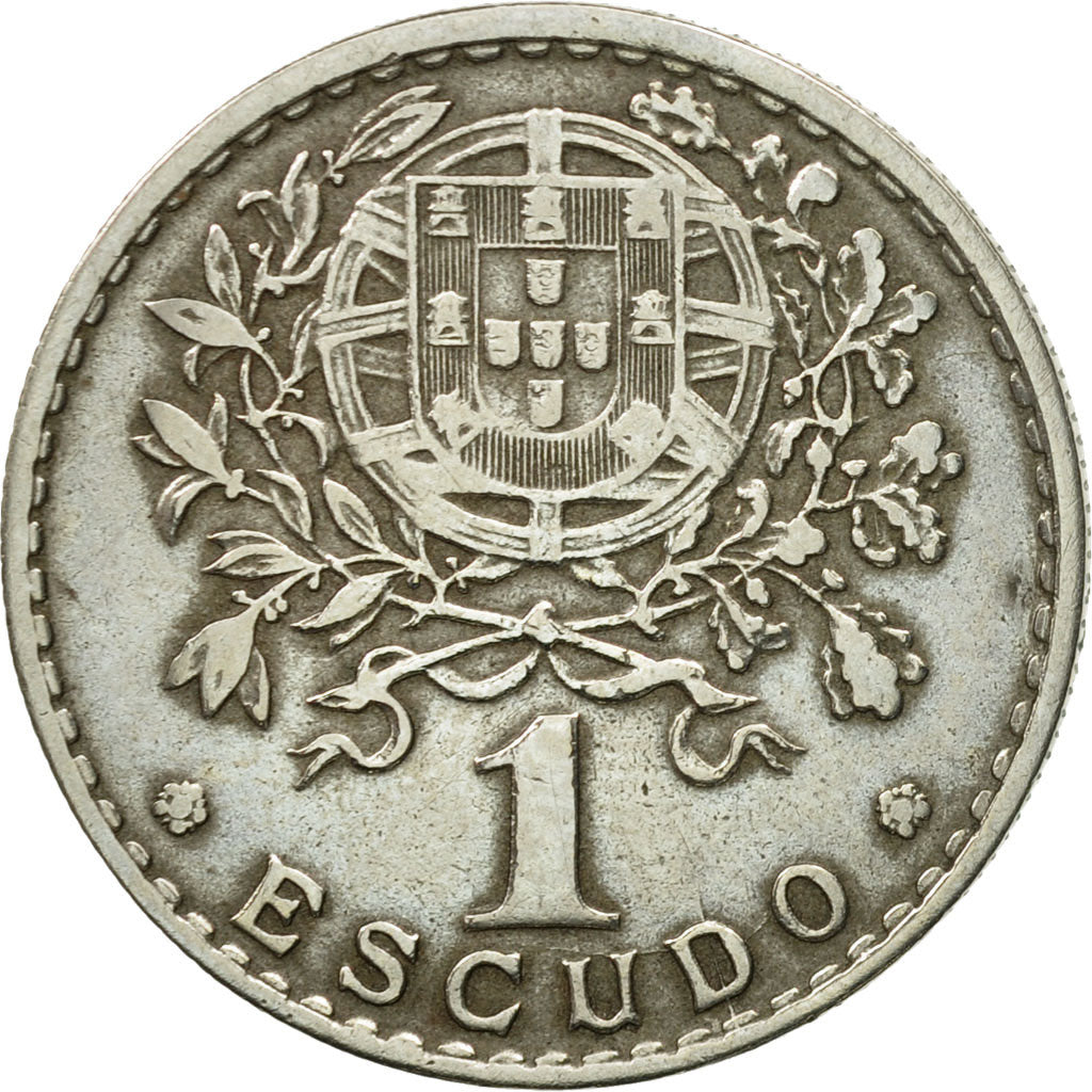 Coin, Portugal, Escudo, 1951, AU(50-53), Copper-nickel, KM:578