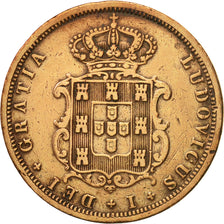 Coin, Portugal, Luiz I, 5 Reis, 1867, EF(40-45), Copper, KM:513