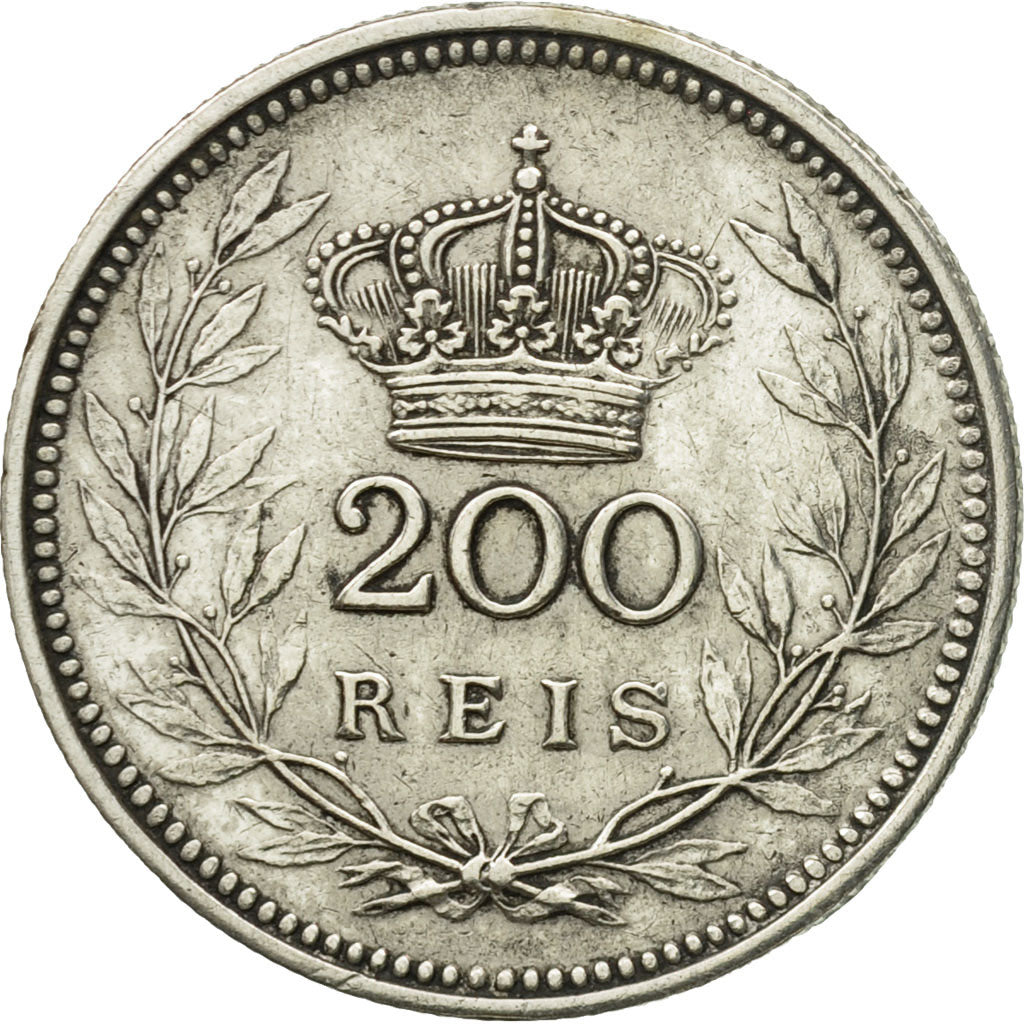 Coin, Portugal, Manuel II, 200 Reis, 1909, Paris, EF(40-45), Silver, KM:549