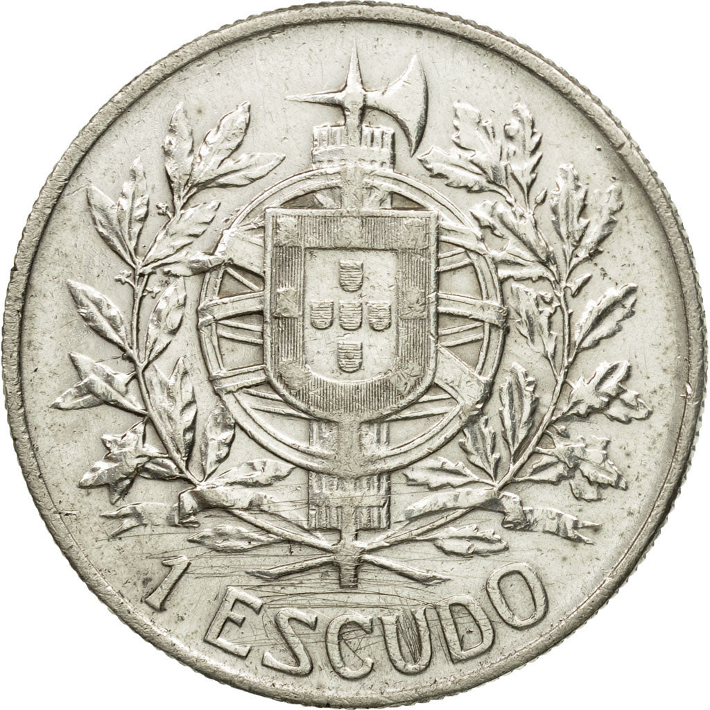 Coin, Portugal, Escudo, 1910, EF(40-45), Silver, KM:560