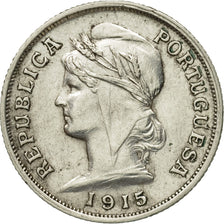 Coin, Portugal, 10 Centavos, 1915, EF(40-45), Silver, KM:563