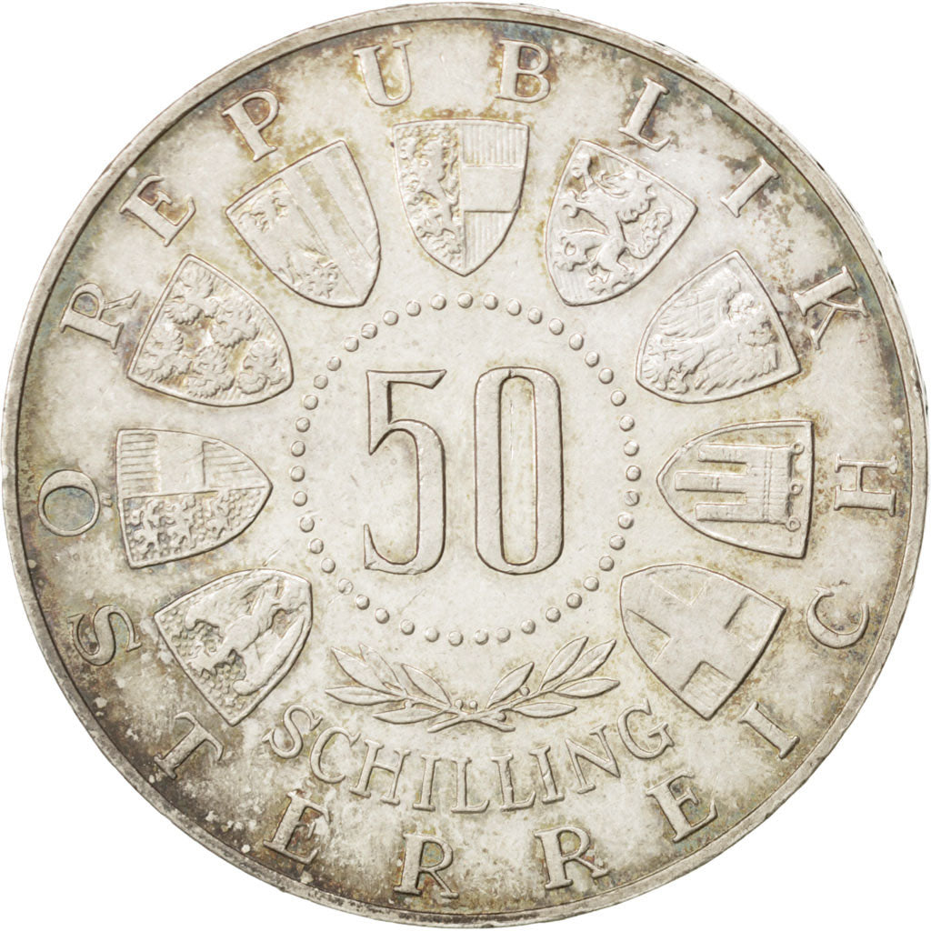 Moneta, Austria, 50 Schilling, 1964, BB+, Argento, KM:2896