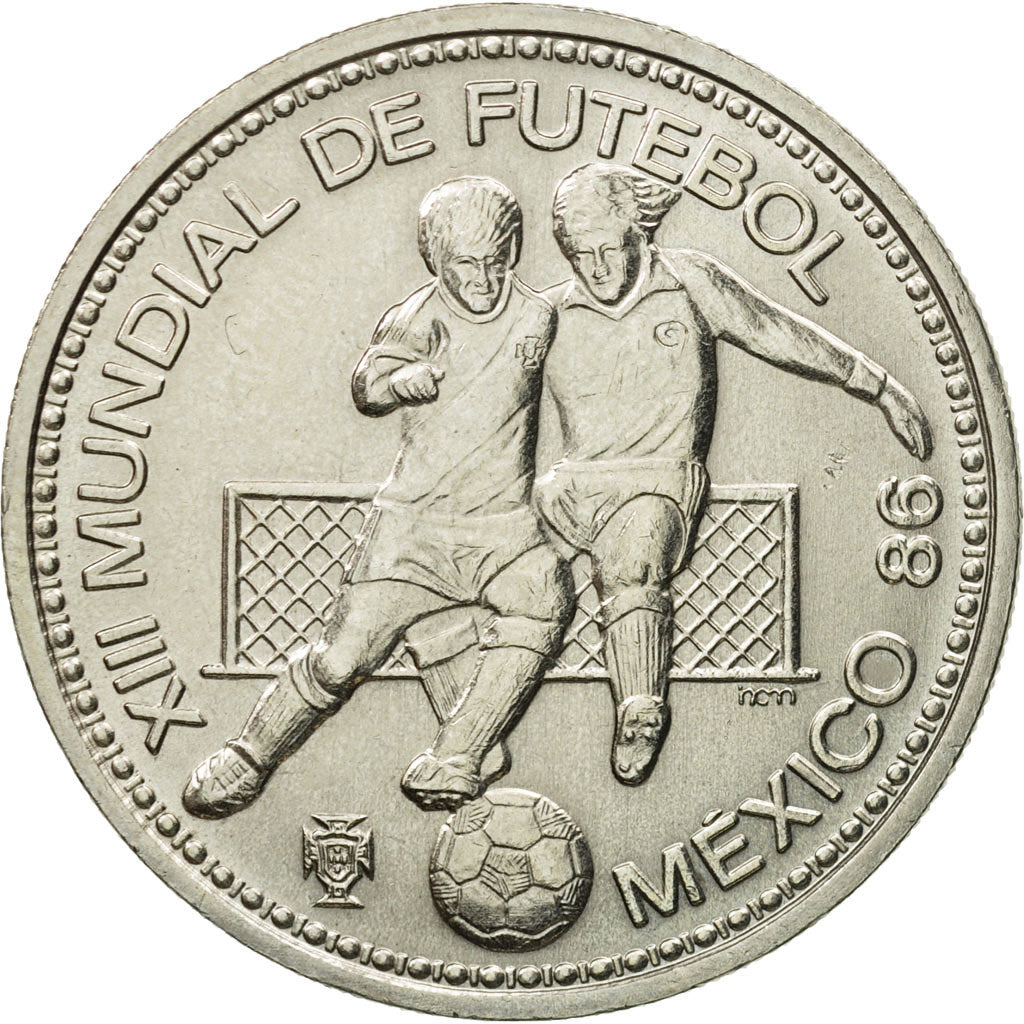 Coin, Portugal, 100 Escudos, 1986, Lisbon, MS(63), Copper-nickel, KM:637