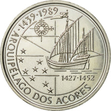 Coin, Portugal, 100 Escudos, 1989, MS(63), Copper-nickel, KM:648