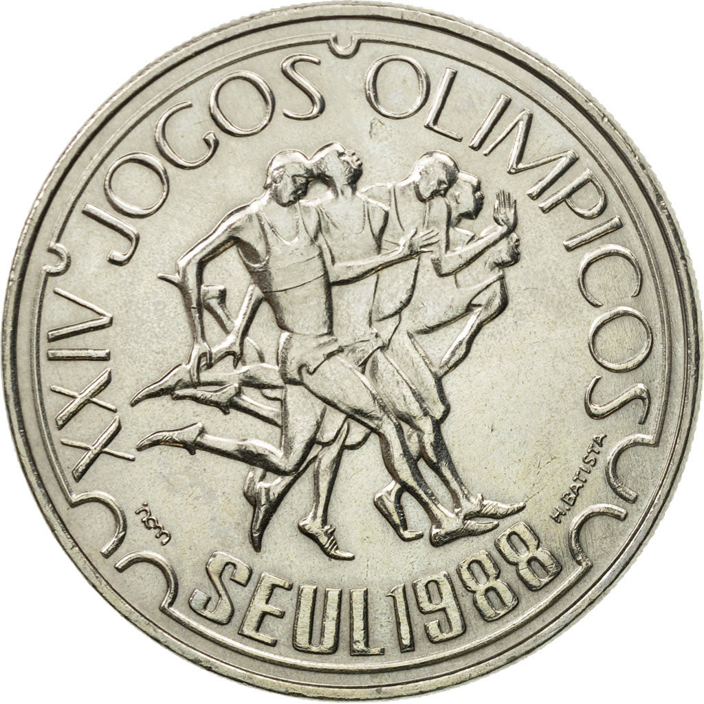 Coin, Portugal, 250 Escudos, 1988, MS(63), Copper-nickel, KM:643
